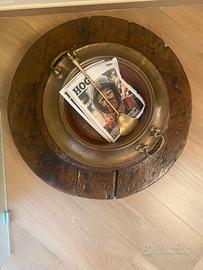 Braciere del 700 con supporto in legno