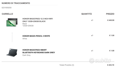 Honor MagicPad 2 12/256 Black OLED (+Pen+Keyboard)