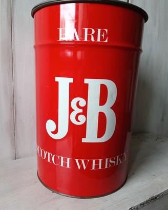 Bidone in latta J&B