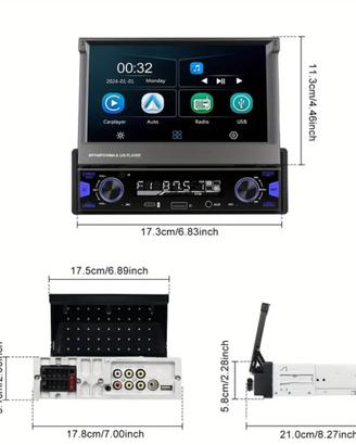 Autoradio carplay, android NUOVO