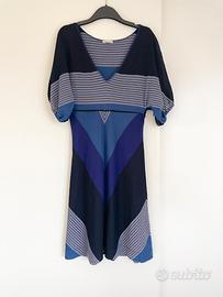 Vestito Blu Byblos viola elegante