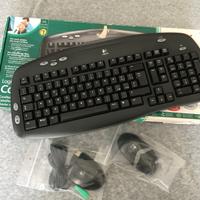 Tastiera Logitech Cordless EX100 - Nera - NUOVA