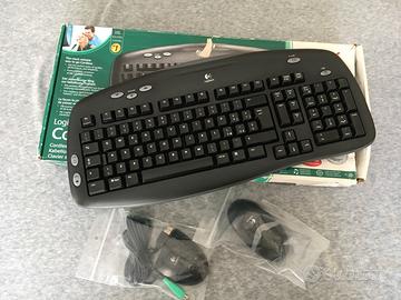Tastiera Logitech Cordless EX100 - Nera - NUOVA