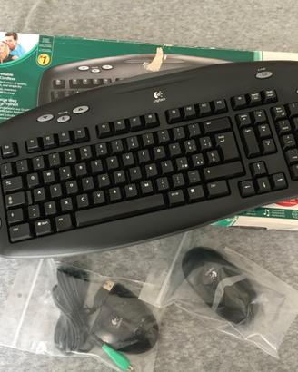 Tastiera Logitech Cordless EX100 - Nera - NUOVA