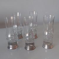 5 bicchieri da collezione 