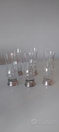 5 bicchieri da collezione 