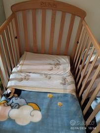 lettino bimbo  materassino e altro