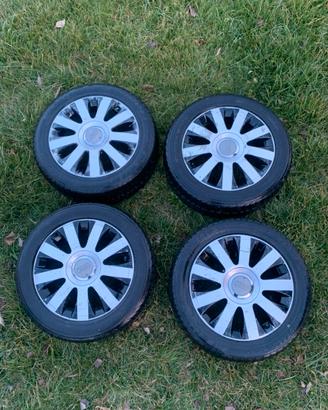 4 Audi 16" + gomme invernali Fulda 205/55 R16