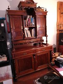 credenza piallacciata noce