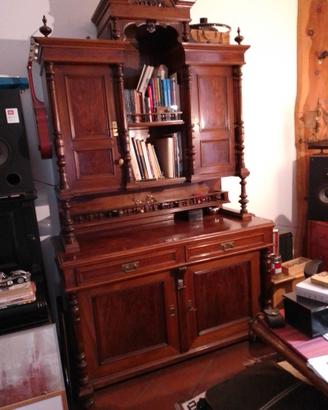 credenza piallacciata noce