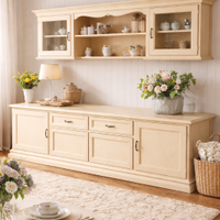 Mobile soggiorno Shabby Chic in legno massello