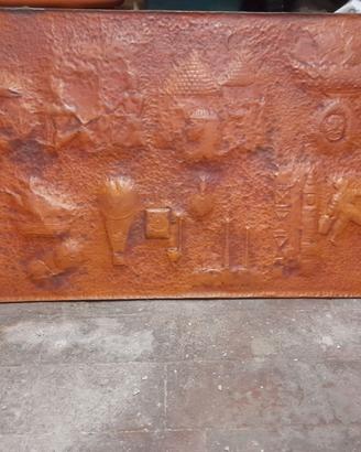 PANNELLO SBALZATO A MANO IN RAME