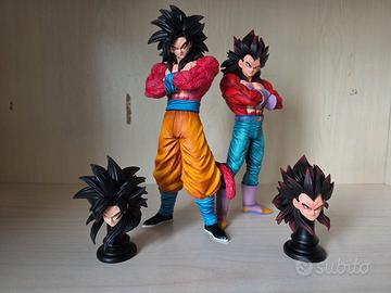 Goku e Vegeta SSJ4 Super Saiyan 4 Figure JT Studio