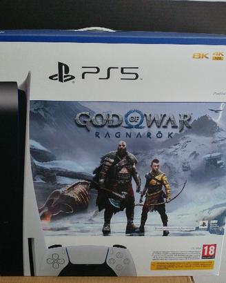 Ps5 Disc standard RAGNAROK NUOVA ssd 825Gb 4K pro
