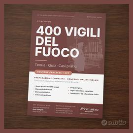 Manuale Concorso 400 Vigili del Fuoco Completa