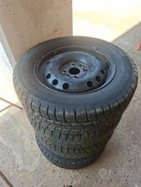 gomme complete di cerchio fiat punto 188