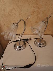 Due lampade da comodino 