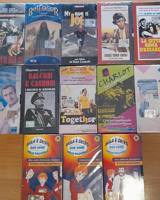 Cassette VHS vintage cinema d'autore,Cult e anime