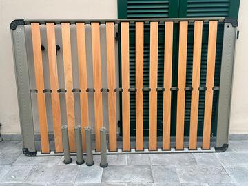 Rete a doghe+materasso sfoderabile 1 piazza e 1/2