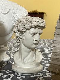 Busto in gesso - David