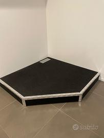 Palco per batteria, dj set, impianto audio