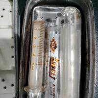 2 bollitori per siringhe vintage