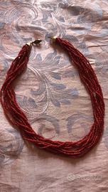 COLLANA VERO CORALLO ROSSO NUOVA