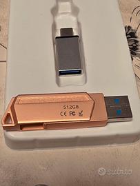 chiavetta USB 512 gb ios android
