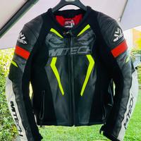 Giubbotto da moto in pelle marca Mtech - tg.52
