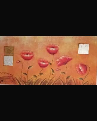 Quadro con papaveri