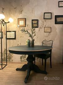 Tavolo rotondo in legno