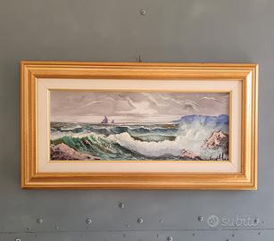 GIOVANNI MINOPOLI (Napoli 1953)OLIO SU LEGNO