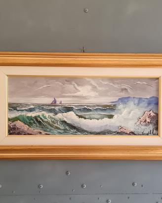 GIOVANNI MINOPOLI (Napoli 1953)OLIO SU LEGNO