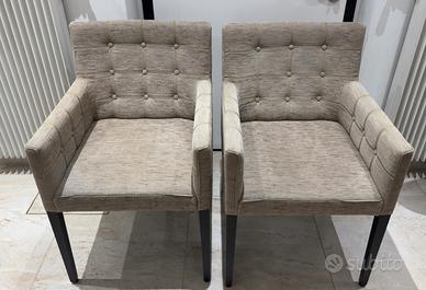 Coppia di sedie/poltroncine