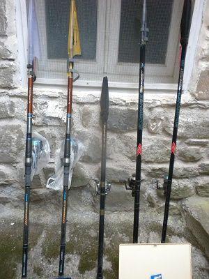 Tutta l' attrezzatura per la pesca sportiva