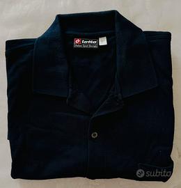 Polo “Lotto” 100% cotone, blu Mis. L