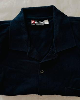 Polo “Lotto” 100% cotone, blu Mis. L