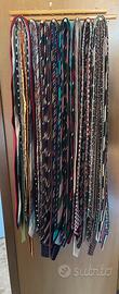 Collezione di 91 cravatte vintage