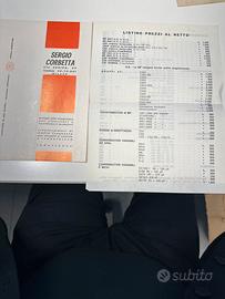 Catalogo storico della ditta Sergio Corbetta 50/69