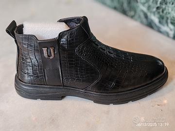 stivaletto uomo vera pelle