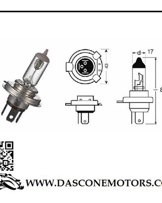 LAMPADA BCR 12V / 35/35W HS1 ALOGENA XMAX 125 250 