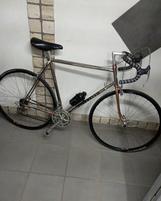bicicletta corsa Columbus d'epoca cromata Pinarell