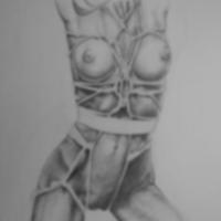 disegno di donna 3- pezzo unico