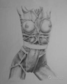 disegno di donna 3- pezzo unico