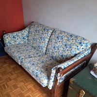 Divano letto Grattarola in legno massello 