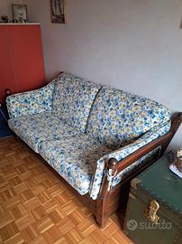 Divano letto Grattarola in legno massello 