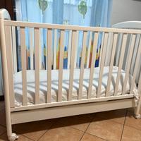 Lettino neonato/bimbo in legno - 70x120 cm