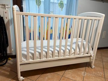 Lettino neonato/bimbo in legno - 70x120 cm