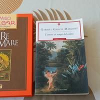 2 libri di Garcia Marquez e Salgari 