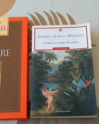 2 libri di Garcia Marquez e Salgari 